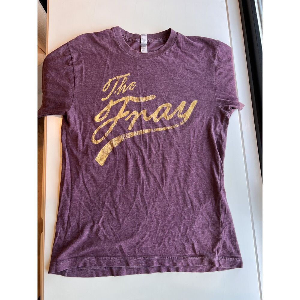 Vintage The Fray Band Graphic Tee in Size Medium Heathered Plum